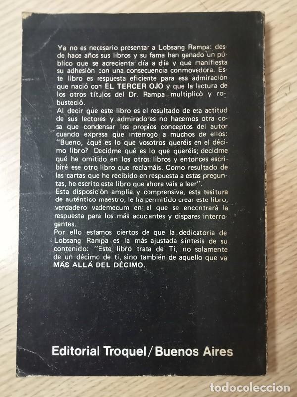 Libros de segunda mano: M&aacute;s all&aacute; del d&eacute;cimo Lobsang Rampa - Foto 2