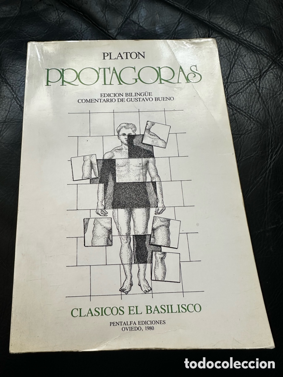 Libros de segunda mano: Plat&oacute;n Protagoras edici&oacute;n biling&uuml;e Pentalfa, ediciones - Foto 1