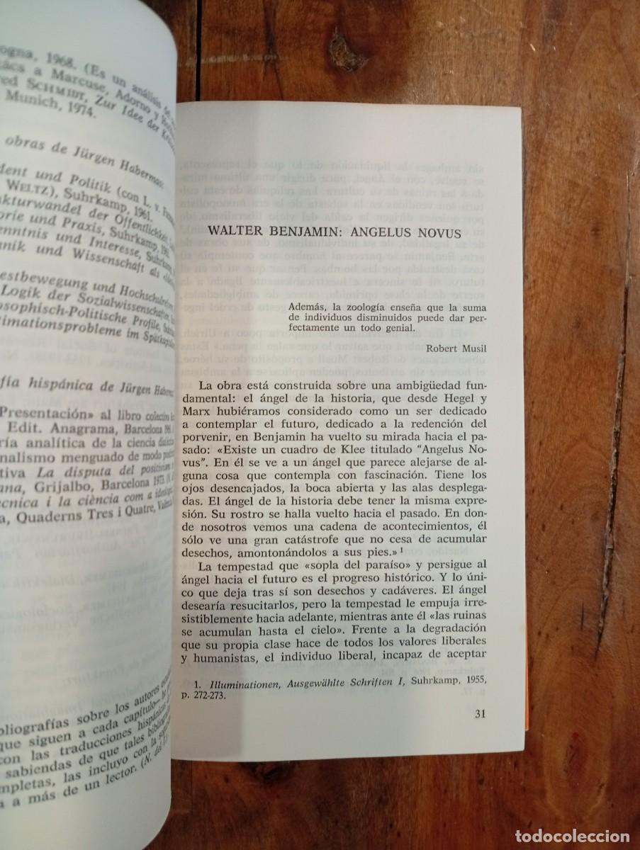 Libros de segunda mano: ZIMA, Pierre V. La Escuela de Frankfurt: Dial&eacute;ctica de la particularidad - Foto 4