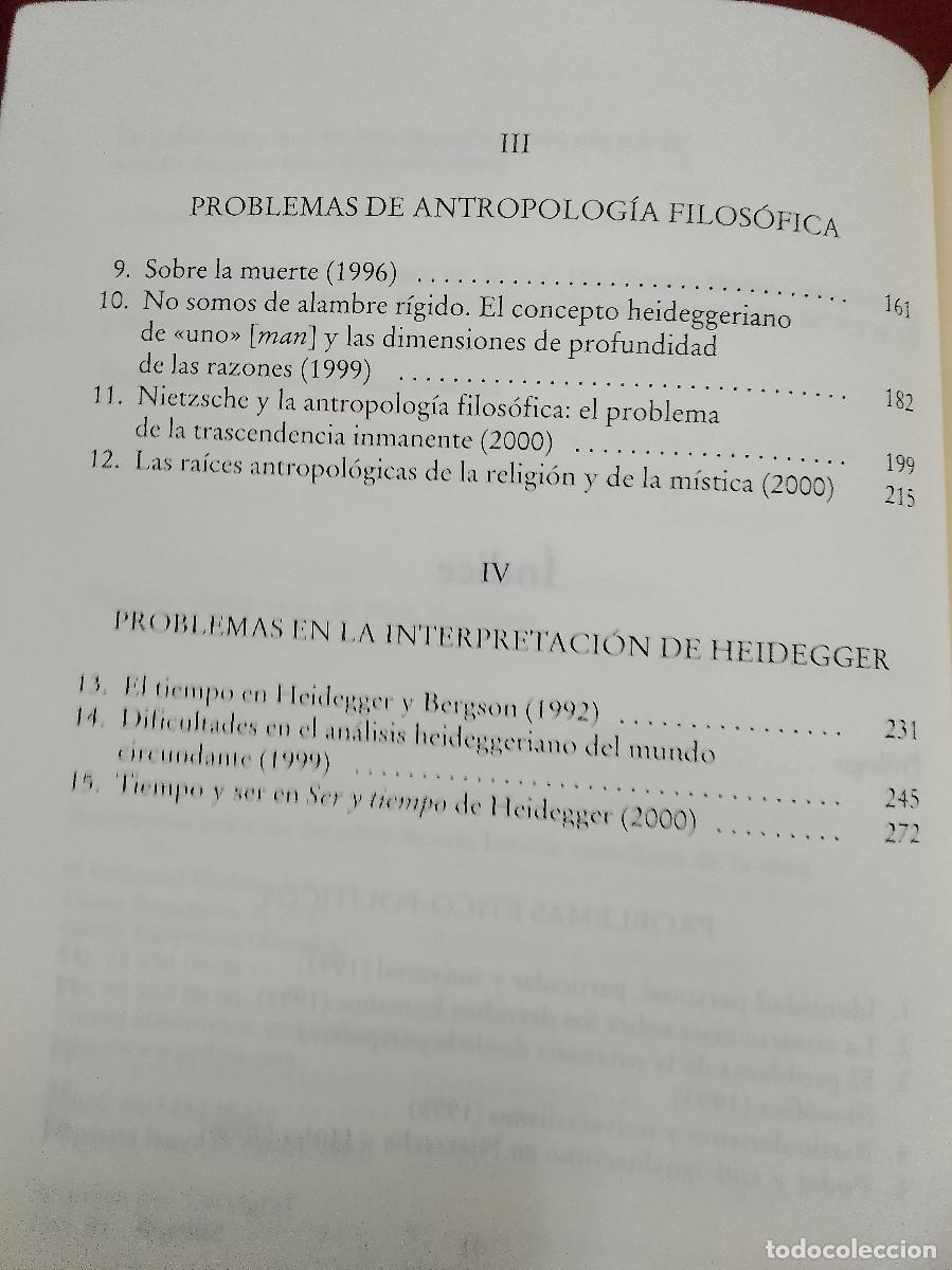 Libros de segunda mano: Ernst Tugendhat: Problemas (Editorial Gedisa. 2002) - Foto 4