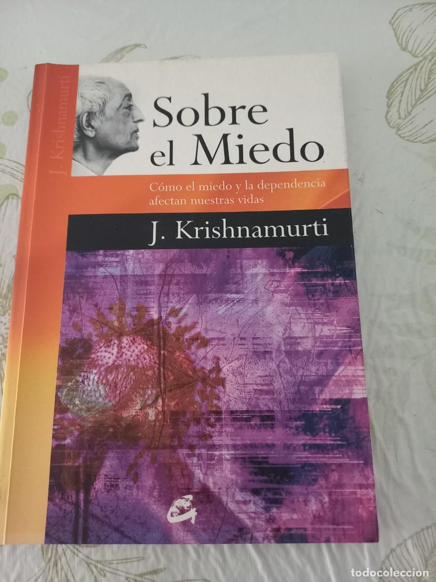 Libros de segunda mano: SOBRE EL MIEDO - J. KRISHNAMURTI - Foto 1