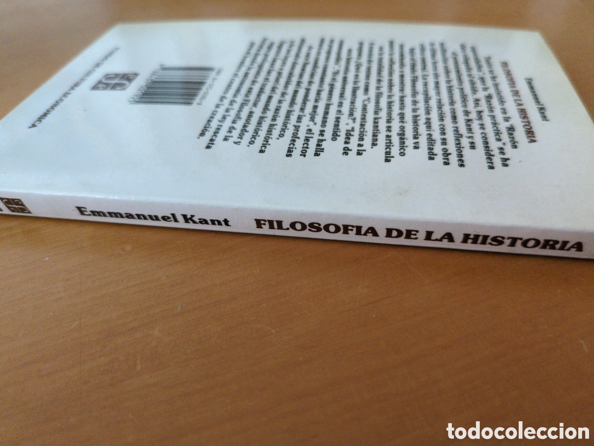 Libros de segunda mano: Filosof&iacute;a de la Historia. Emmanuel Kant - Foto 3