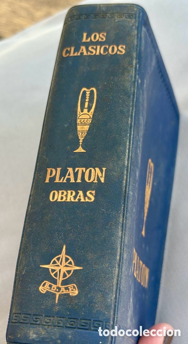 Libros de segunda mano: Obras, de Plat&oacute;n. Los Cl&aacute;sicos. Edaf. 1965. - Foto 2