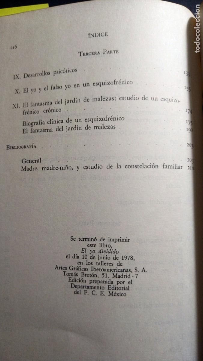 Libros de segunda mano: EL YO DIVIDIDO - R. D. LAING - Foto 7