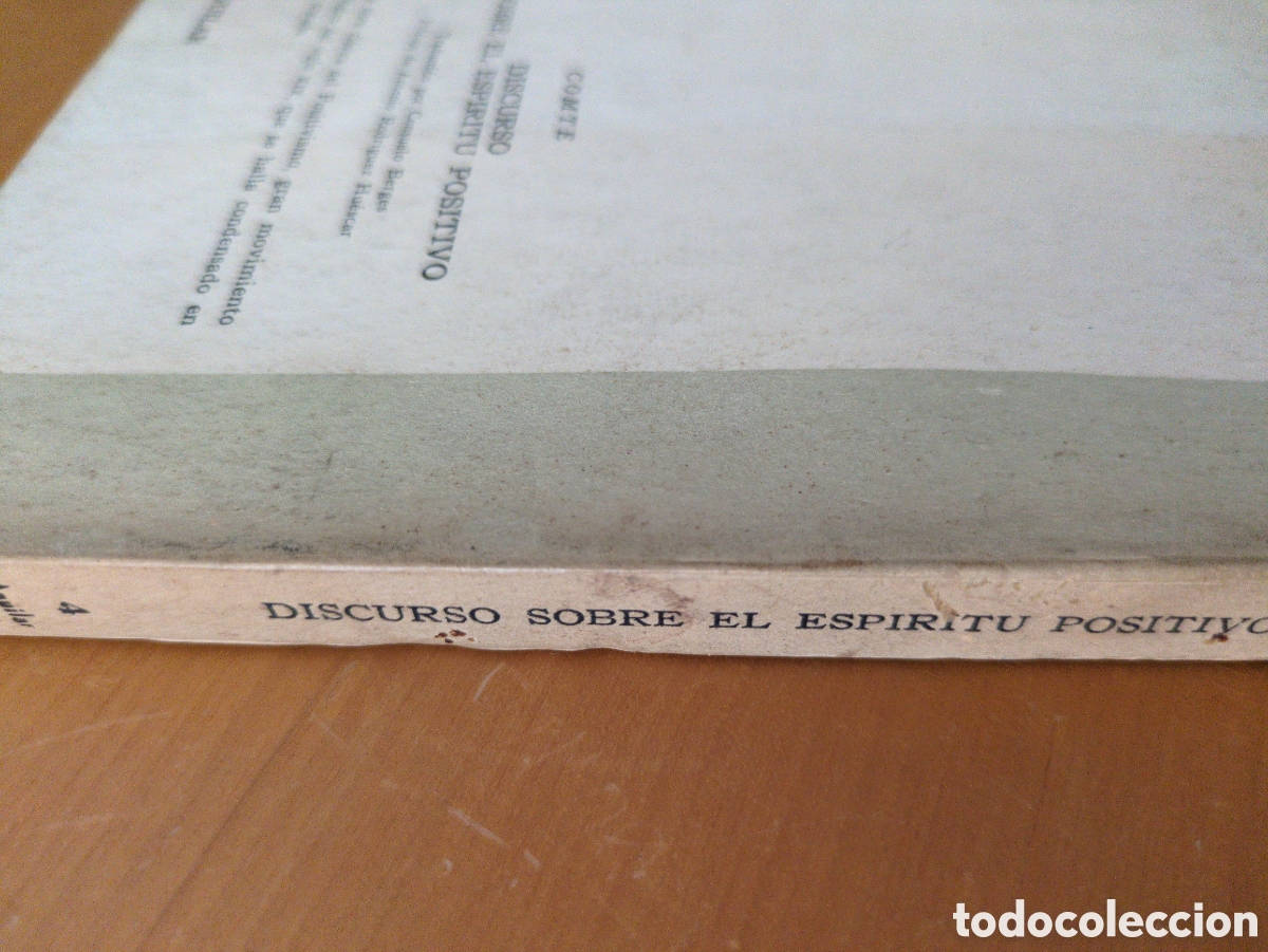 Libros de segunda mano: Discurso sobre el esp&iacute;ritu positivo. Comte - Foto 3