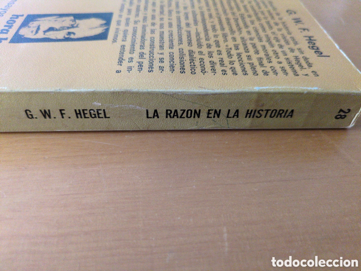Libros de segunda mano: La raz&oacute;n en la historia. Hegel - Foto 3