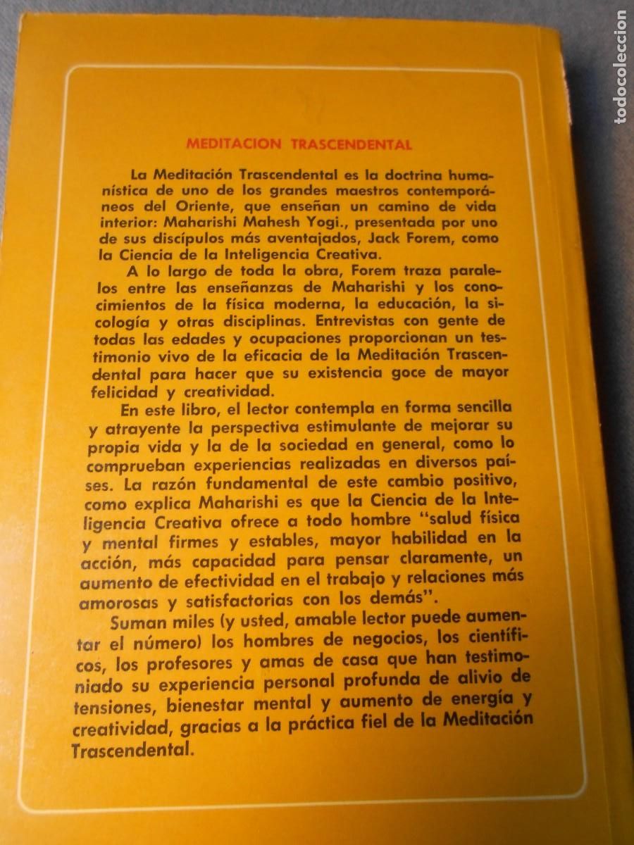 Libros de segunda mano: MEDITACION TRASCENDENTAL - Foto 9