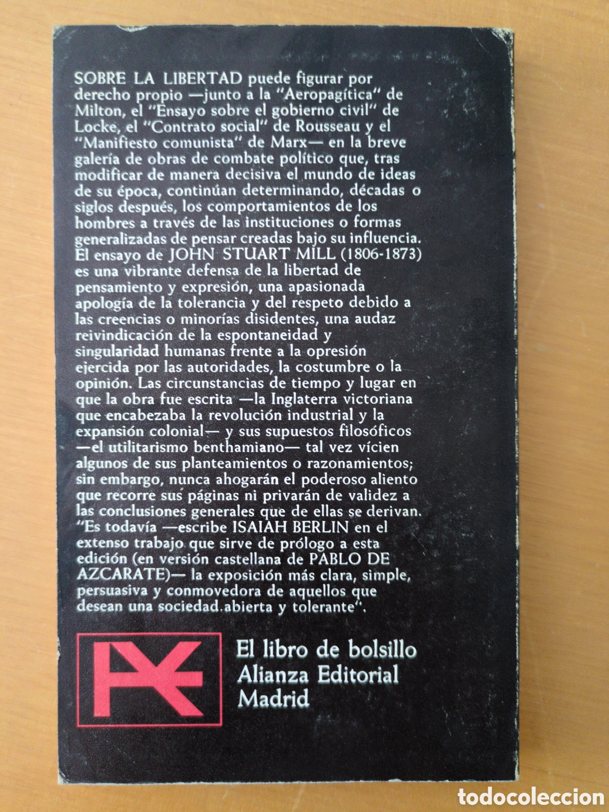 Libros de segunda mano: Sobre la libertad. John Stuart Mill - Foto 2