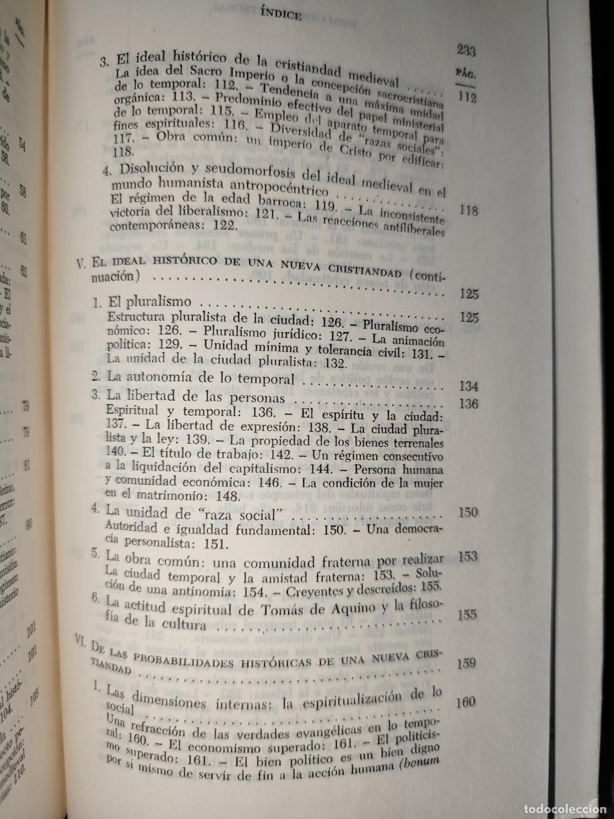 Libros de segunda mano: HUMANISMO INTEGRAL. JACQUES MARITAIN. - Foto 6