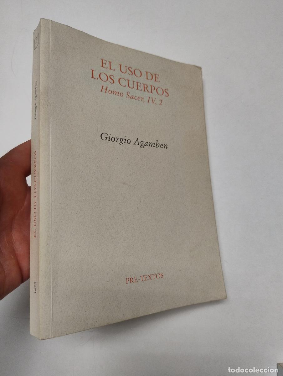 Libros de segunda mano: El uso de los cuerpos - Agamben, Giorgio