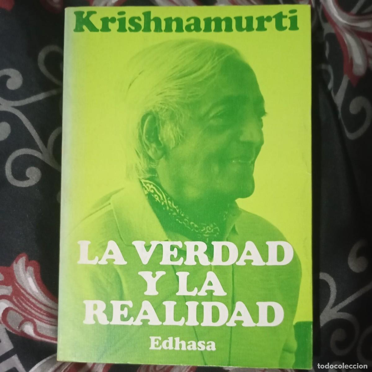 Libros de segunda mano: LA VERDAD Y LA REALIDAD - KRISHNAMURTI - Foto 1