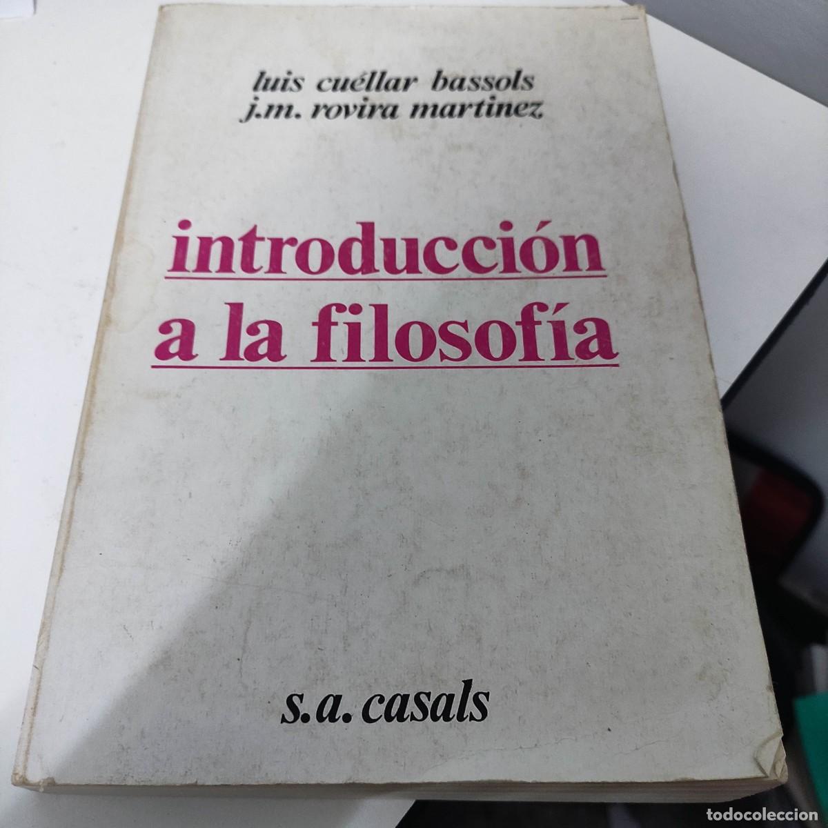 Libros de segunda mano: INTRODUCCI&Oacute;N A LA FILOSOF&Iacute;A - Foto 1