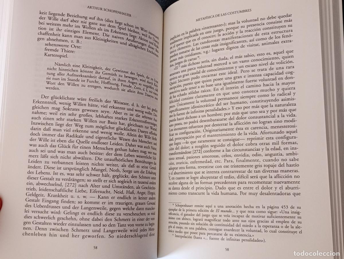 Libros de segunda mano: Metaf&iacute;sica de las costumbres (Arthur Schopenhauer, CSIC) - Foto 7