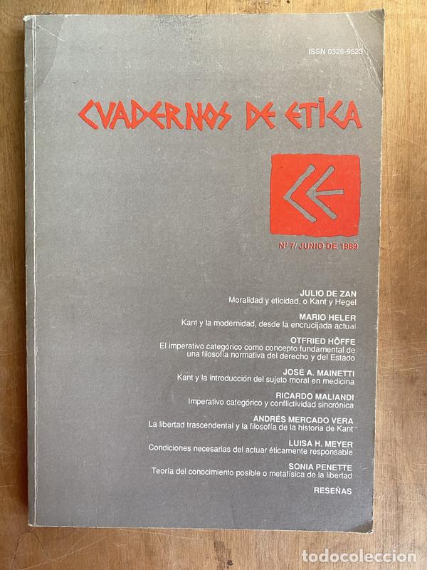 Libros de segunda mano: Cuadernos de Etica 7 - Maliandi, Ricardo - Foto 1