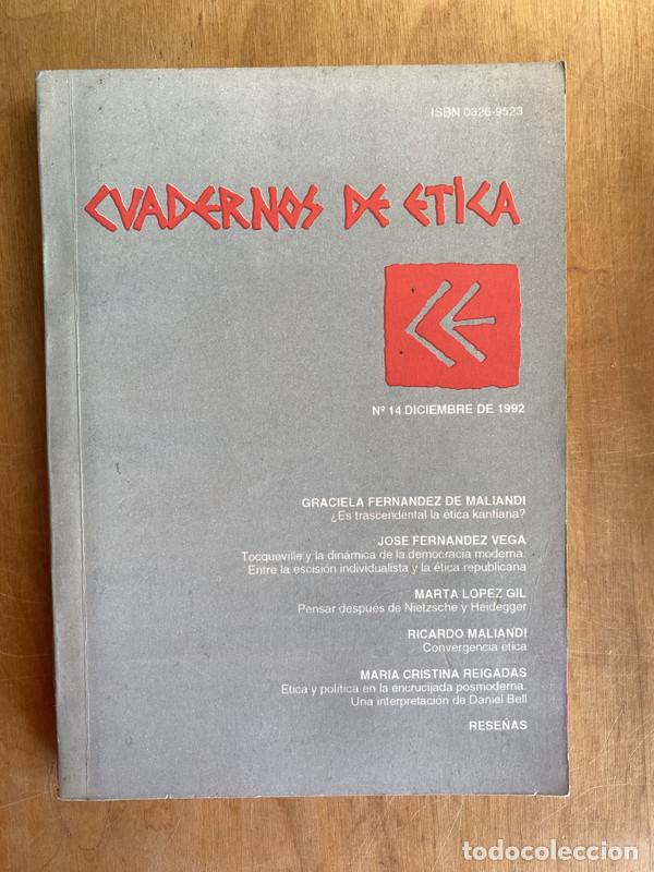 Libros de segunda mano: Cuadernos de Etica 14 - Maliandi, Ricardo - Foto 1