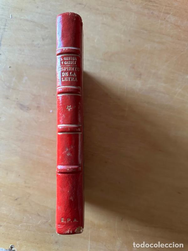 Libros de segunda mano: Espiritu de la Letra - Ortega y Gasset, Jose - Foto 1