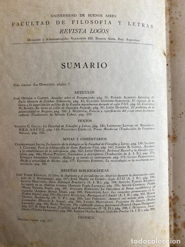 Libros de segunda mano: A&ntilde;o I Numero I - Logos - Foto 2