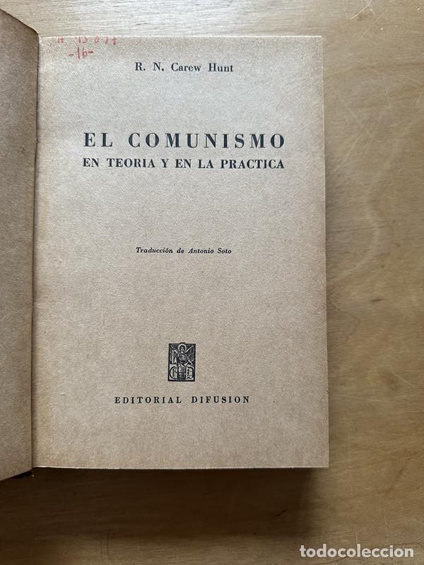Libros de segunda mano: El comunismo - Carew Hunt - Foto 2