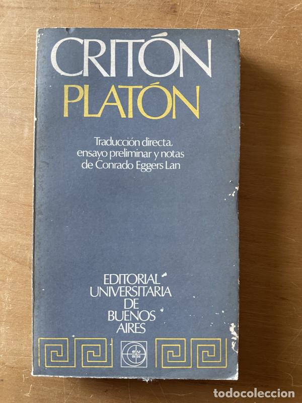 Libros de segunda mano: Criton - Platon - Foto 1