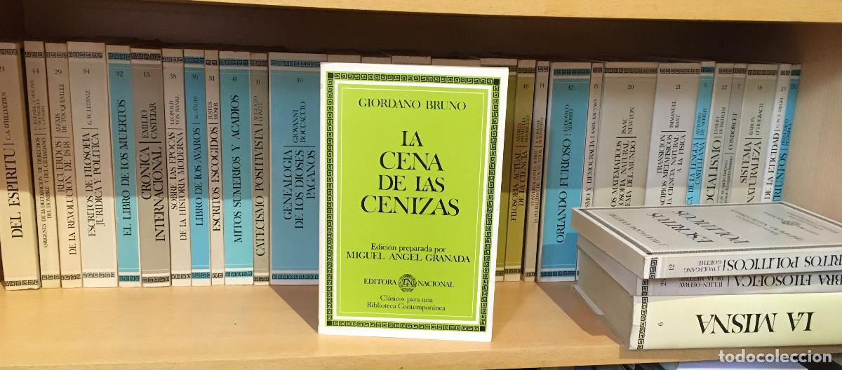Gebrauchte B&uuml;cher: GIORDANO BRUNO/LA CENA DE LAS CENIZAS/EDITORA NACIONAL/MADRID, 1984/MUY BUEN ESTADO/