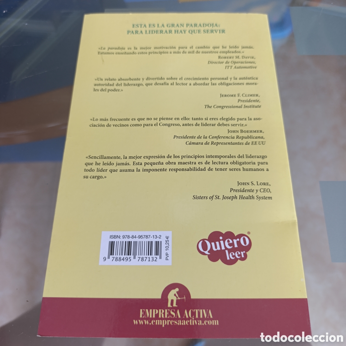 Libros de segunda mano: LA PARADOJA,LIDERAZGO,JAMES C.HUNTER - Foto 2