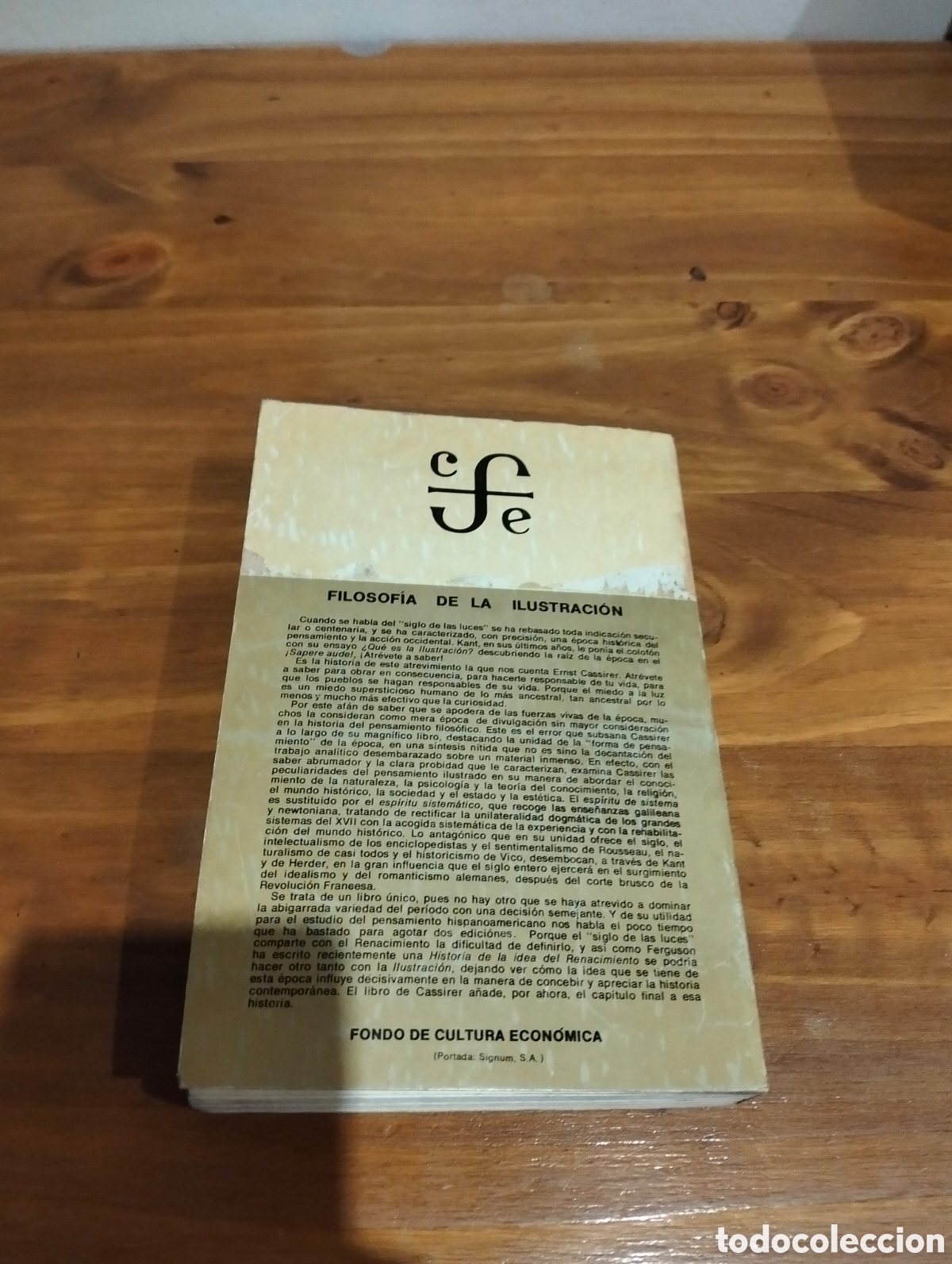Libros de segunda mano: Filosof&iacute;a de la Ilustraci&oacute;n. - Foto 6
