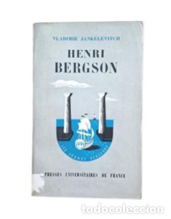 Livros em segunda m&atilde;o: Jank&eacute;l&eacute;vitch, Vladimir.- HENRI BERGSON (1959)