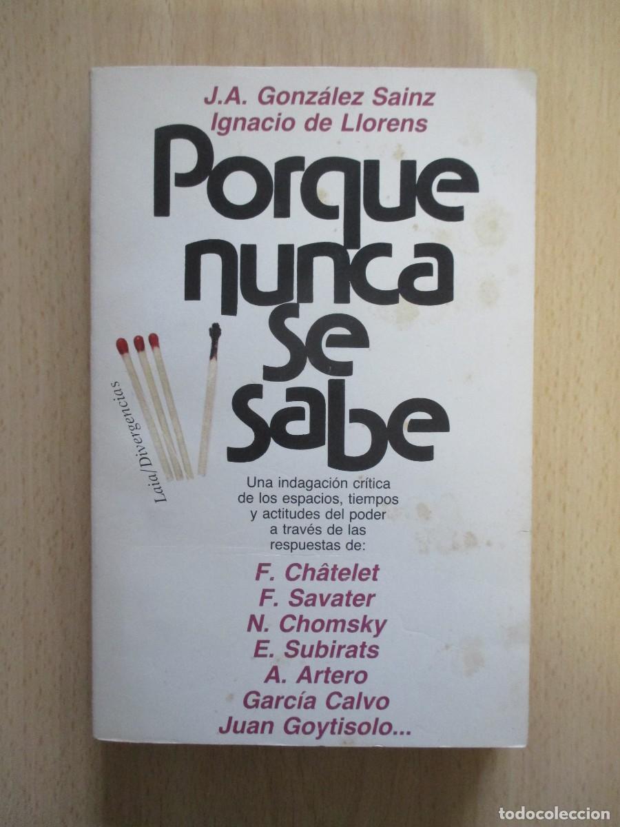 Libros de segunda mano: Porque nunca se sabe - Foto 1