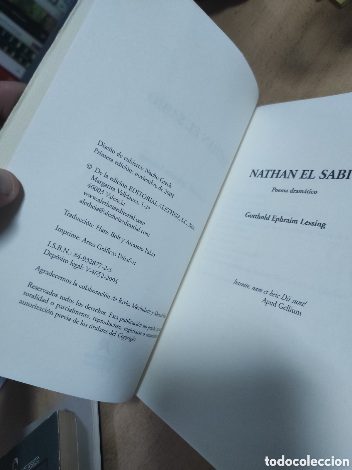 Libros de segunda mano: Nathan el Sabio. G. E. Lessing - Foto 3
