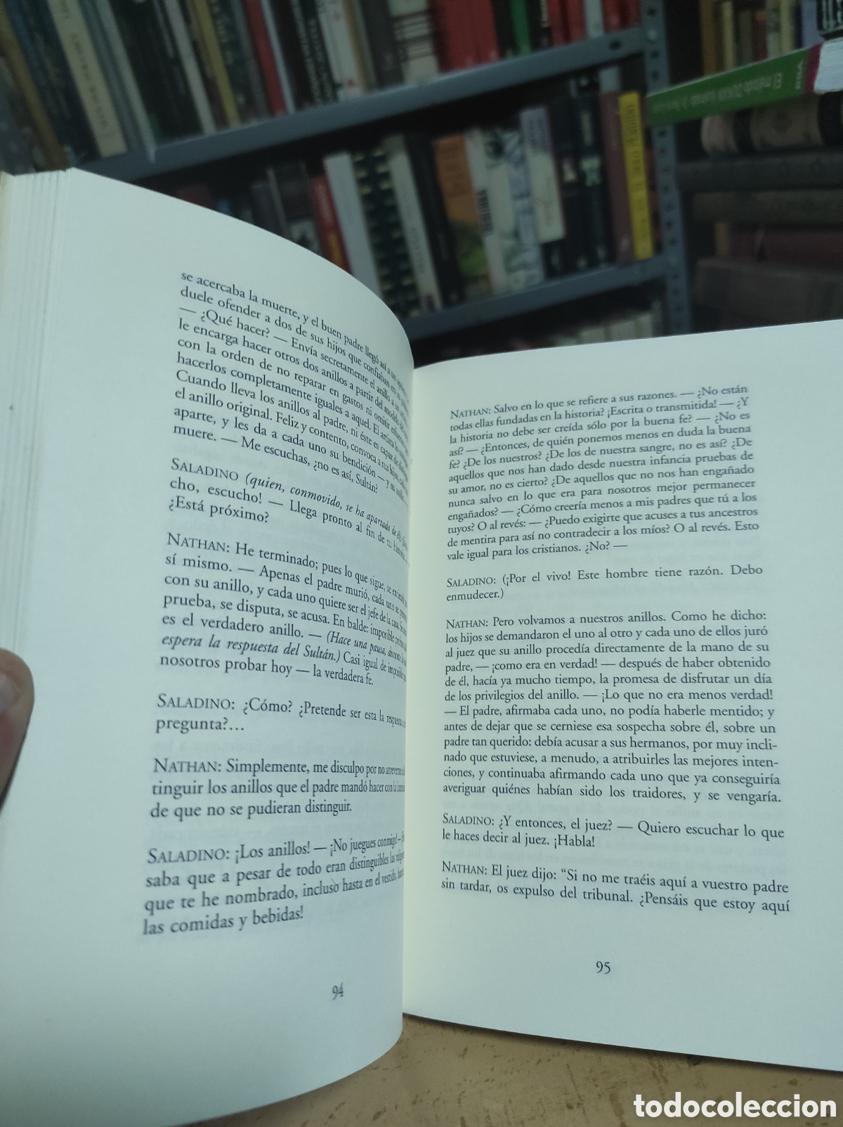 Libros de segunda mano: Nathan el Sabio. G. E. Lessing - Foto 4