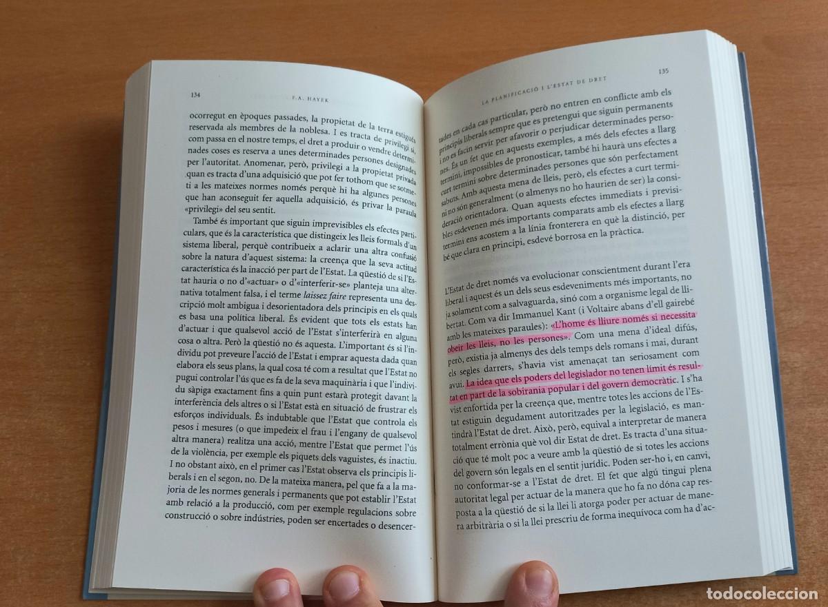 Libros de segunda mano: F.A. Hayek - Cam&iacute; de servitud - Proa - Foto 4