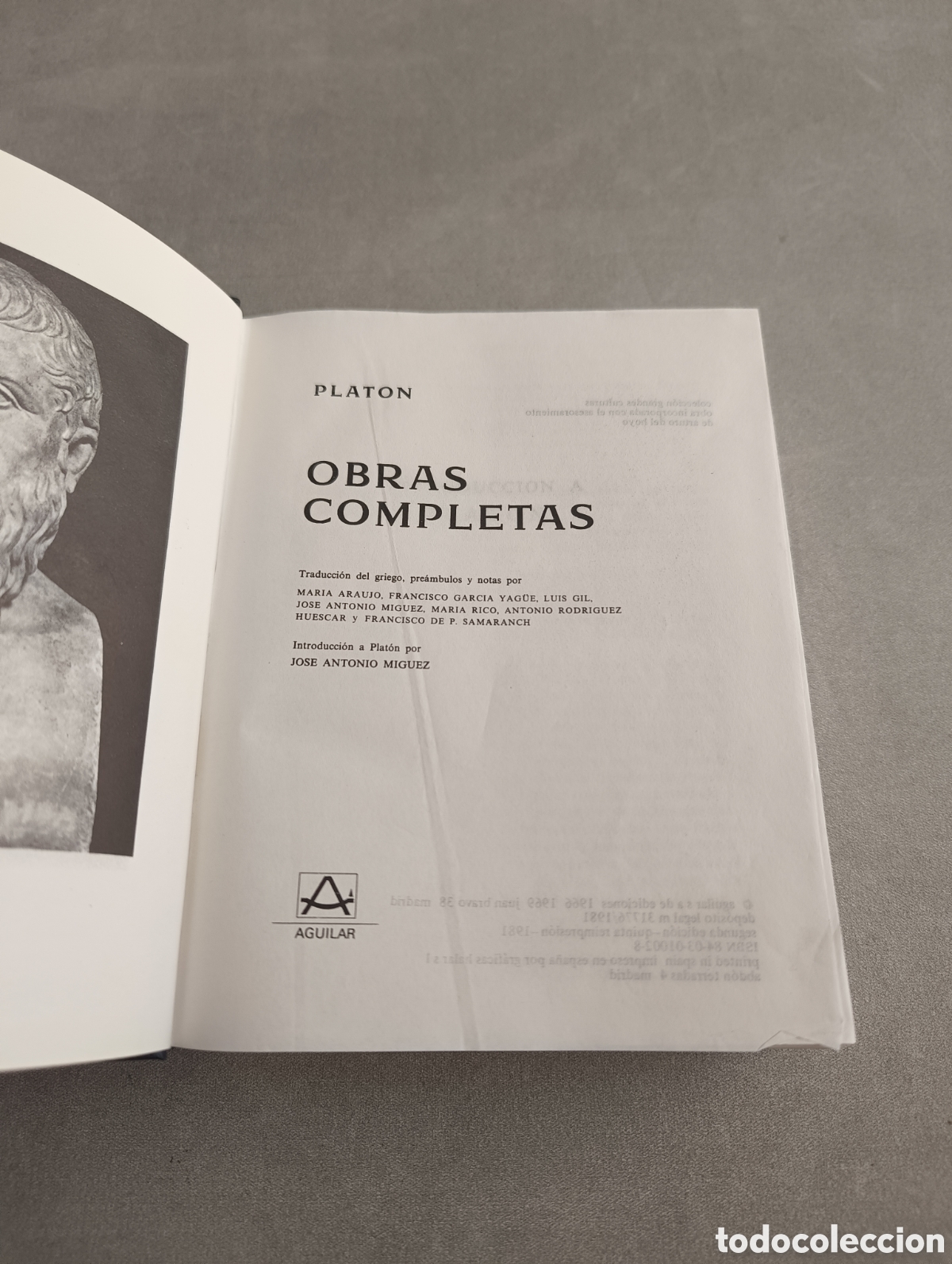 Libros de segunda mano: Plat&oacute;n. Obras completas. Aguilar. - Foto 4