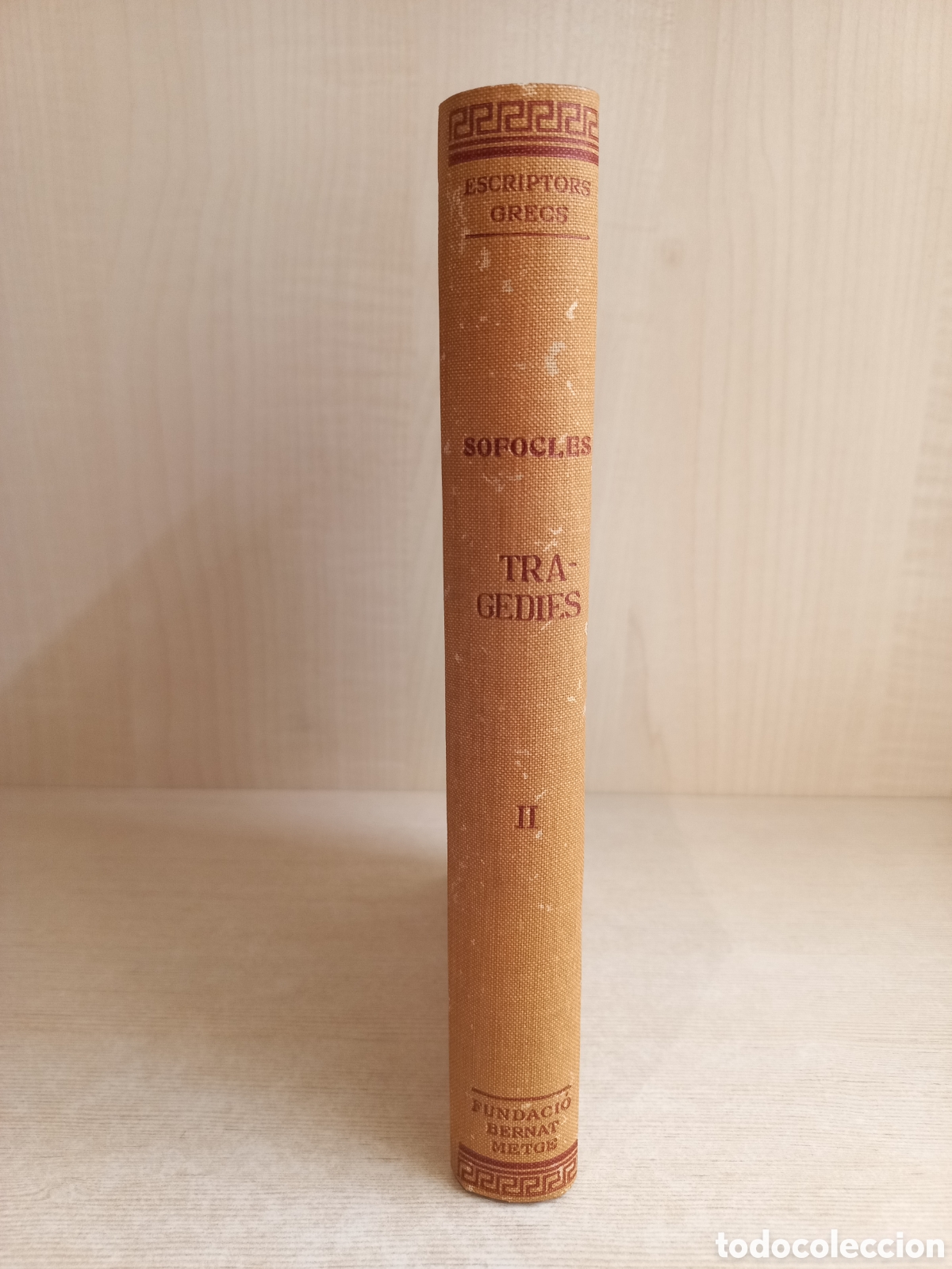 Libros de segunda mano: Tragedies II sofocles. Fundaci&oacute; Bernat Metge, 1959. Catal&aacute;n. Escriptors Grecs. Bilingue. - Foto 2