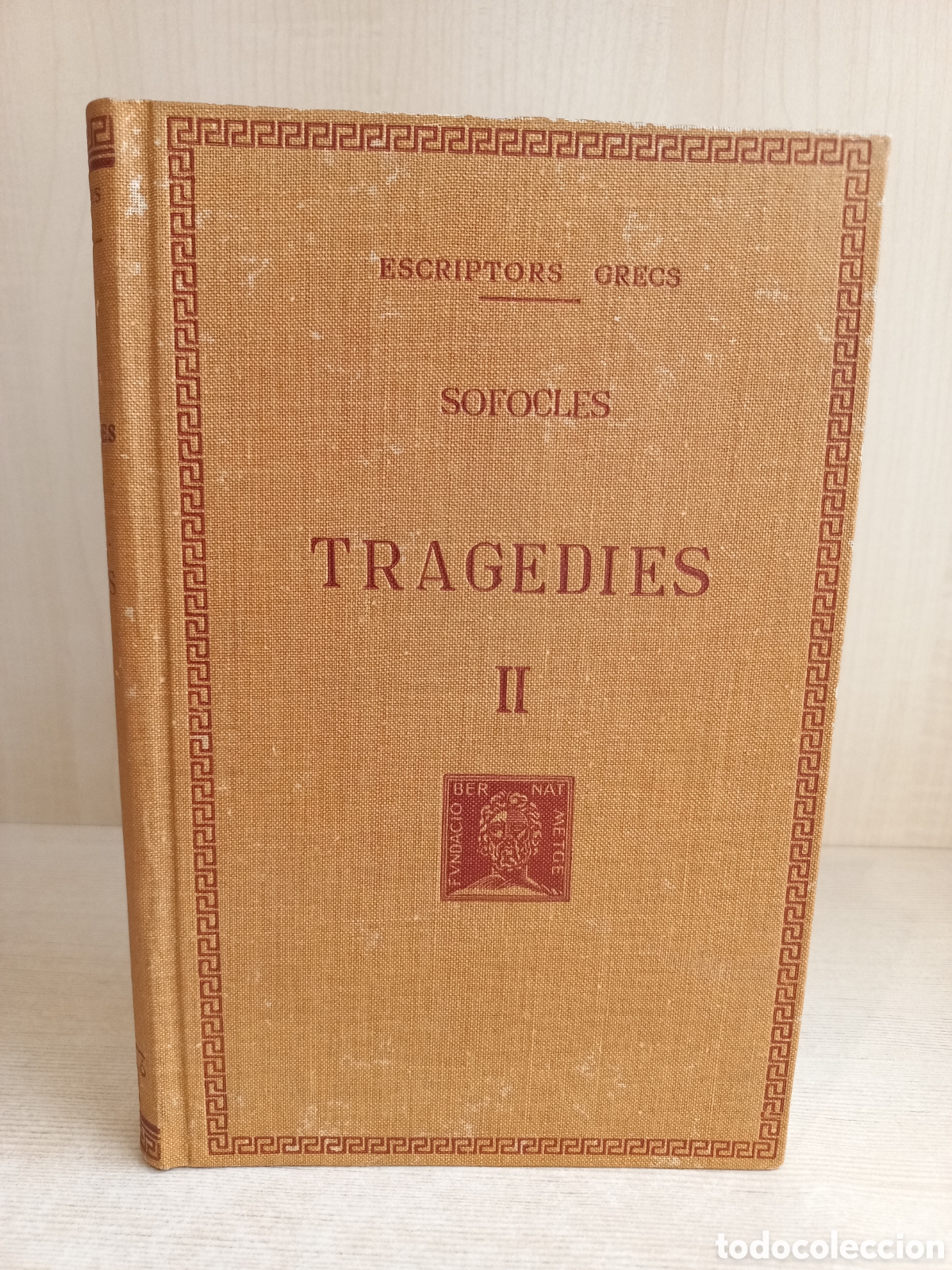 Libros de segunda mano: Tragedies II sofocles. Fundaci&oacute; Bernat Metge, 1959. Catal&aacute;n. Escriptors Grecs. Bilingue. - Foto 1