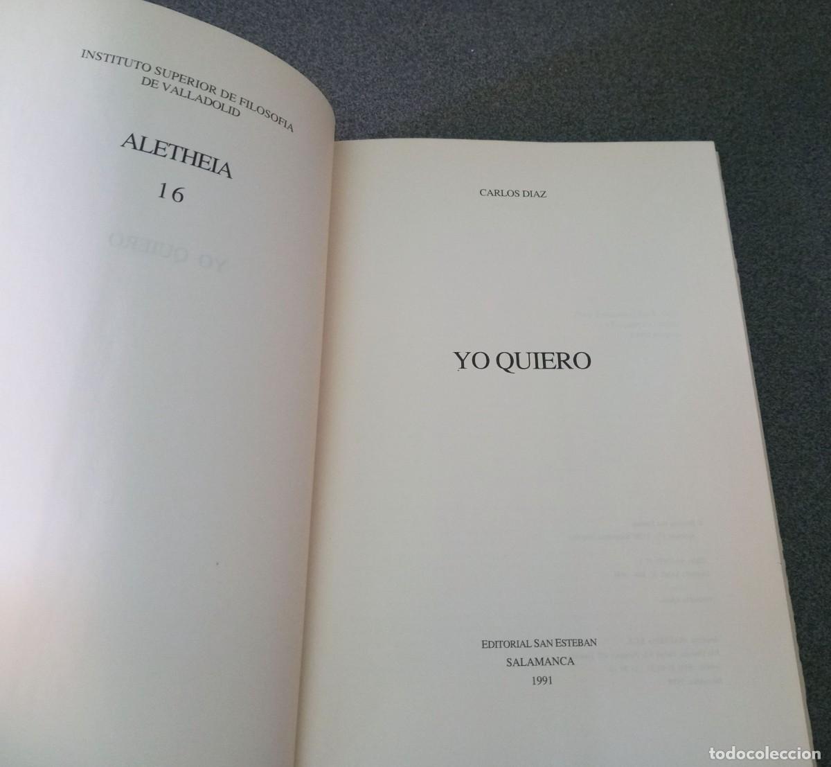 Libros de segunda mano: Yo Quiero Carlos D&iacute;az - Foto 3