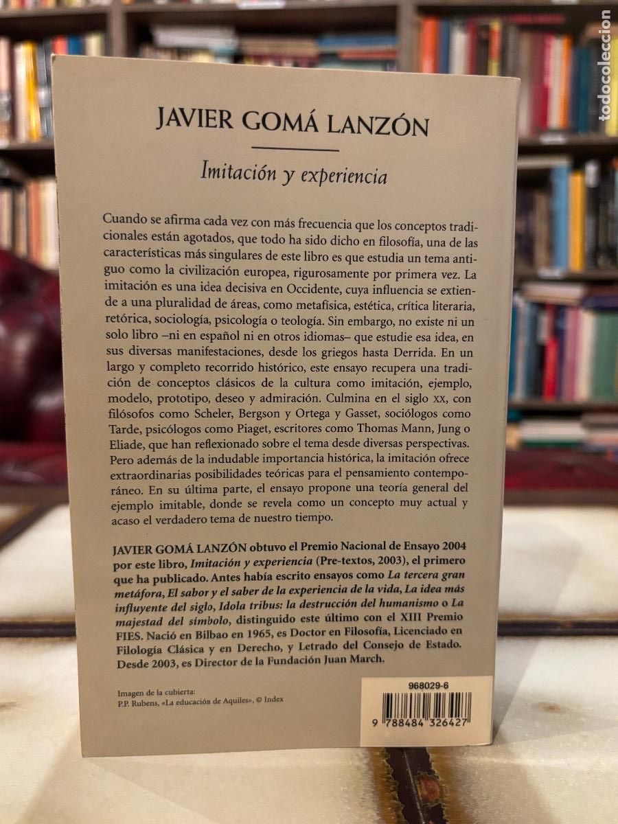 Libros de segunda mano: Imitaci&oacute;n y experiencia. Javier Lanz&oacute;n. - Foto 2