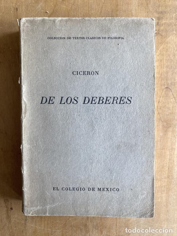 Libros de segunda mano: De los deberes - Ciceron - Foto 1