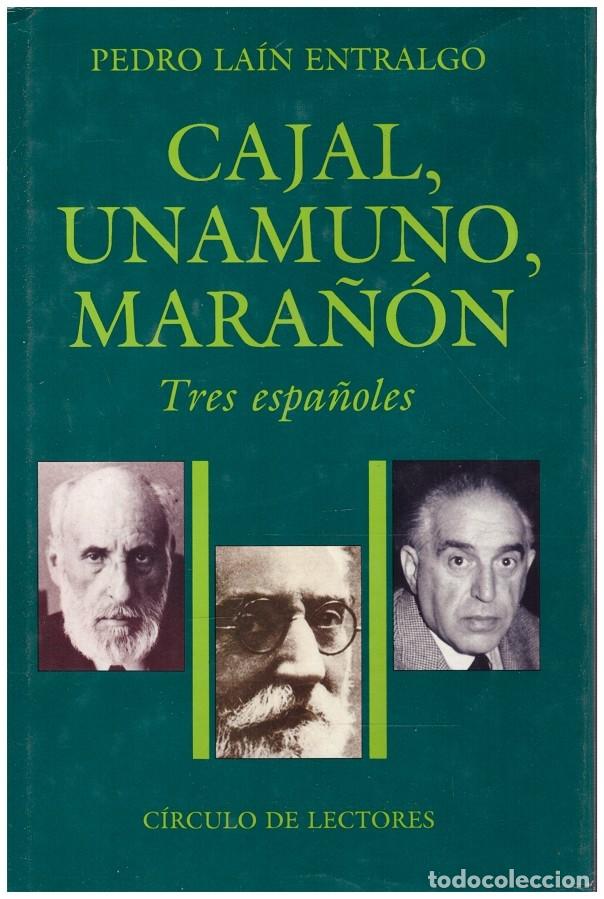 Libros de segunda mano: CAJAL, UNAMUNO, MARA&Ntilde;ON - Foto 1