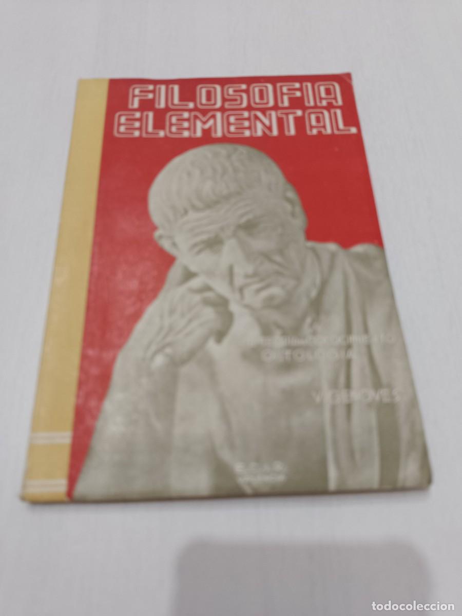 Libros de segunda mano: filosofia elemental. V. GENOVES - Foto 1