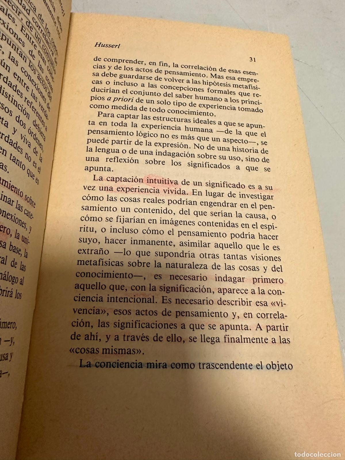 Libros de segunda mano: Husserl - Daniel Christoff - Foto 2