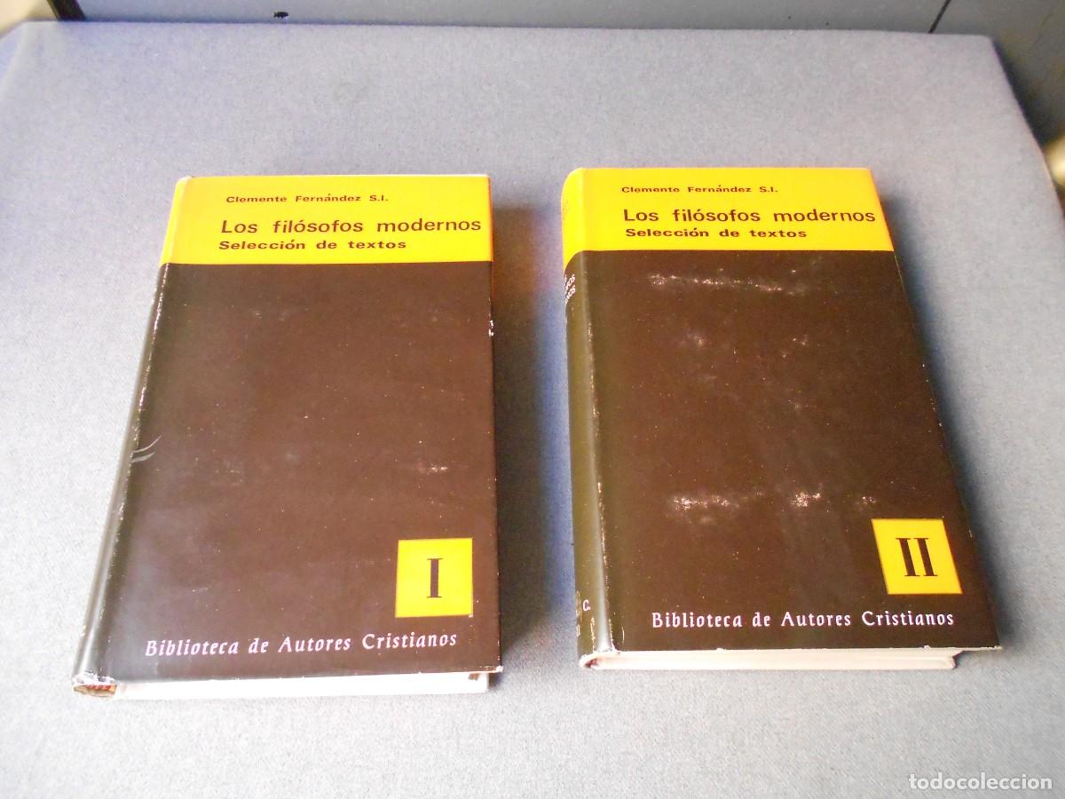 Libros de segunda mano: LOS FILOSOFOS MODERNOS. DOS TOMOS - Foto 1