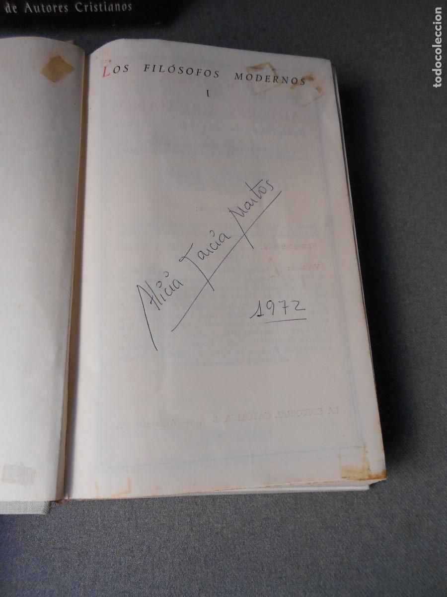 Libros de segunda mano: LOS FILOSOFOS MODERNOS. DOS TOMOS - Foto 3