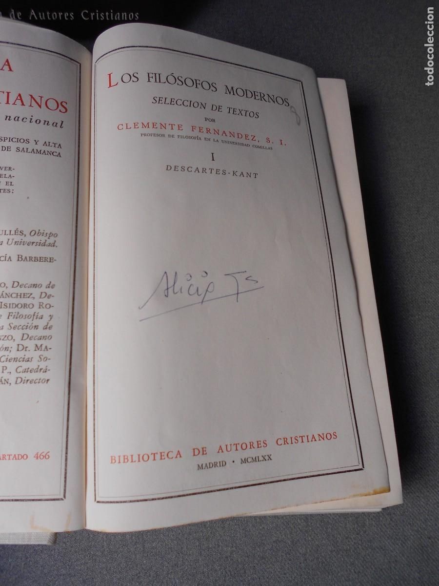 Libros de segunda mano: LOS FILOSOFOS MODERNOS. DOS TOMOS - Foto 4