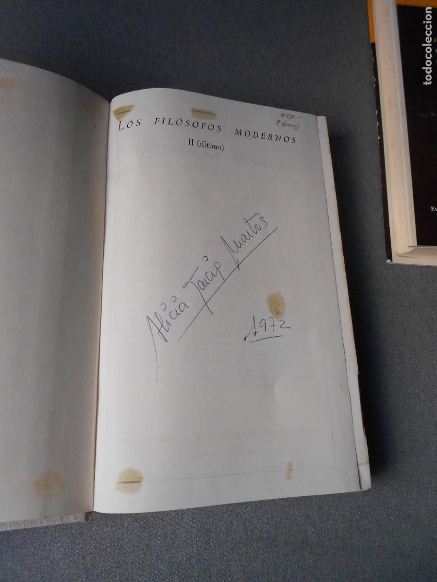 Libros de segunda mano: LOS FILOSOFOS MODERNOS. DOS TOMOS - Foto 6