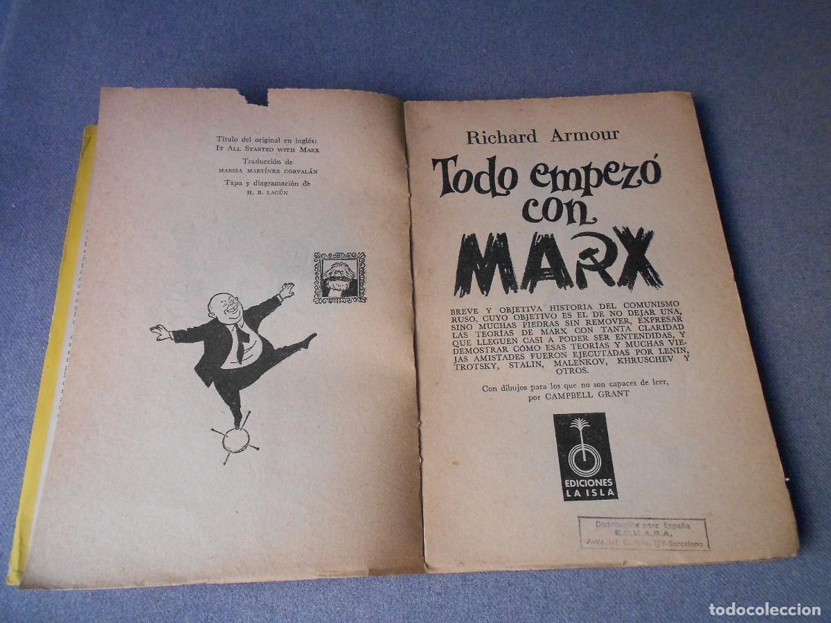 Libros de segunda mano: TODO EMPEZO CON MARX - Foto 3
