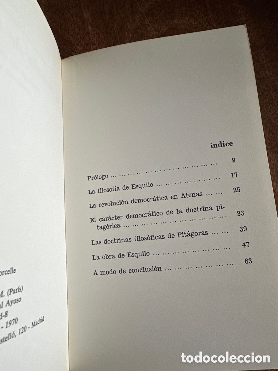Libros de segunda mano: La filosof&iacute;a de esquilo - Foto 4