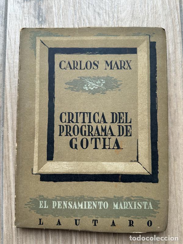 Libros de segunda mano: Critica del programa de Gotha - Marx, Carlos - Foto 1