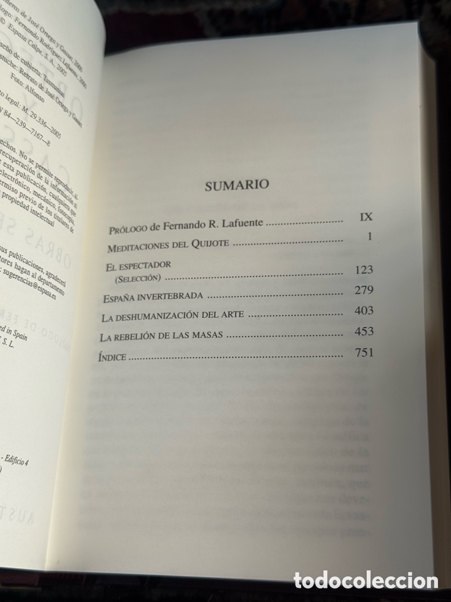 Libros de segunda mano: Jos&eacute; Ortega y Gasset Summa Austral - Foto 6