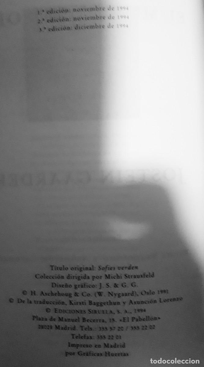 Libros de segunda mano: El mundo de Sof&iacute;a / J. Gaarder. - Foto 3