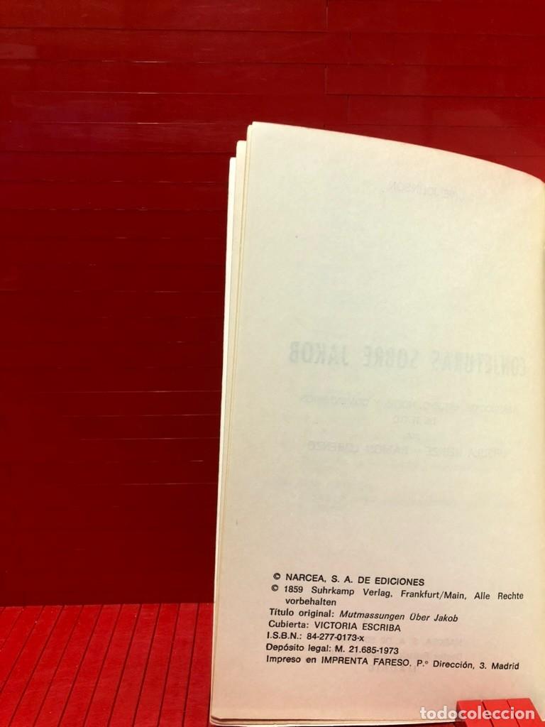 Libros de segunda mano: CONJETURAS SOBRE JAKOB - NARCEA - UWE JOHNSON - 1973 - Foto 3